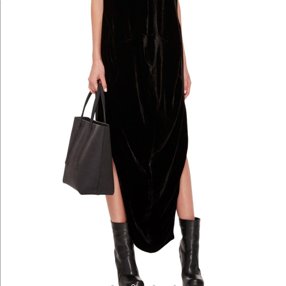 Rick Owens long green emerald velvet gown dress - Picture 5 of 6